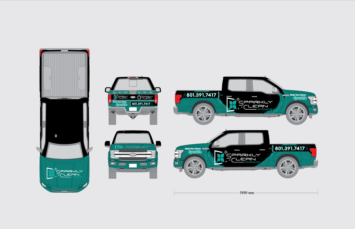 Sparkly Clean Windows Logo